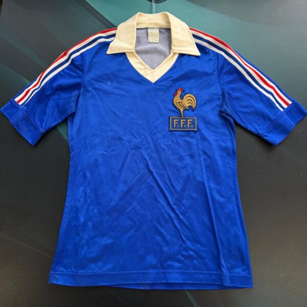 Camiseta de la selección de Francia 1978 1980 talle M