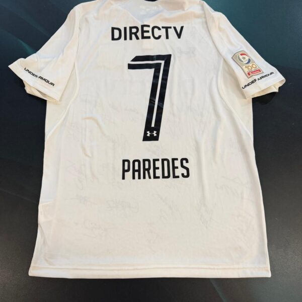 Camiseta Colo colo firmada 7 Paredes talle L