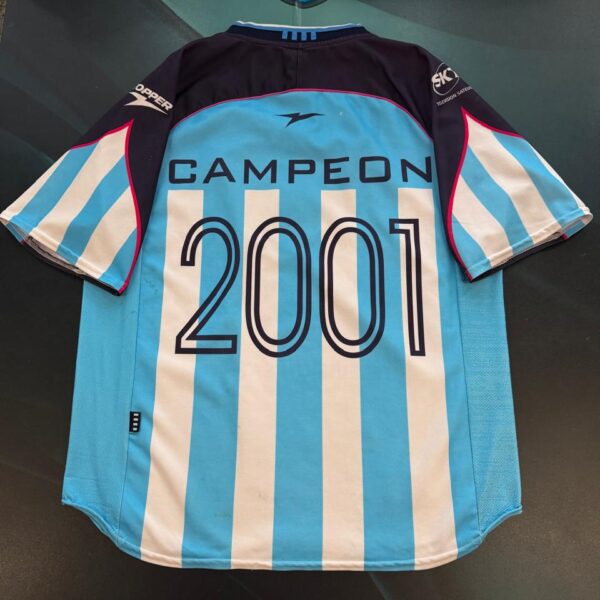 Camiseta de Racing Club campeón 2001 11 talle M