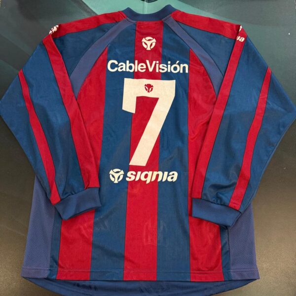 Camiseta mangas largas de San Lorenzo año 2002 7 Astudillo talle 3 (L)