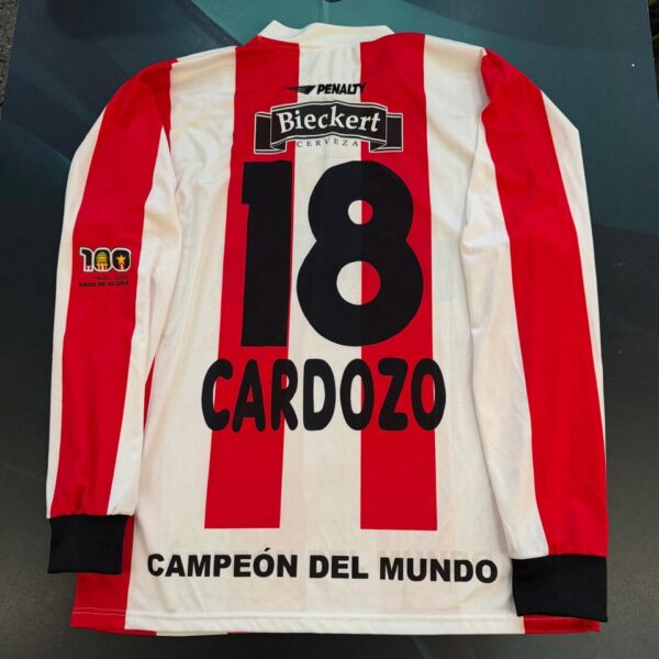 Camiseta mangas largas de estudiantes de la plata 100 años 18 Cardozo talle XL
