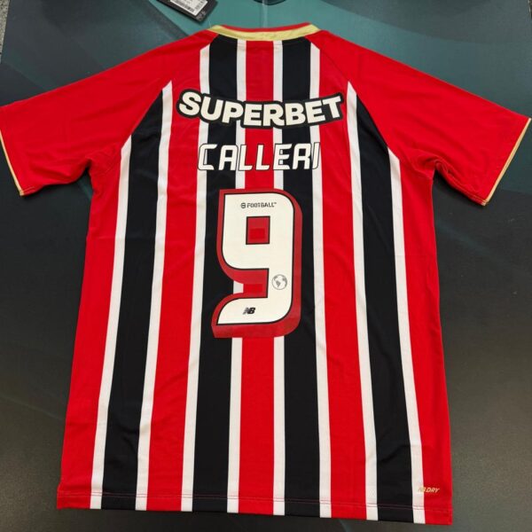 Camiseta tricolor de San Pablo 9 Calleri talle M