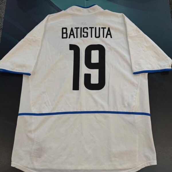 Camiseta alternativa del Inter 2002 2003 19 Batistuta talle XL