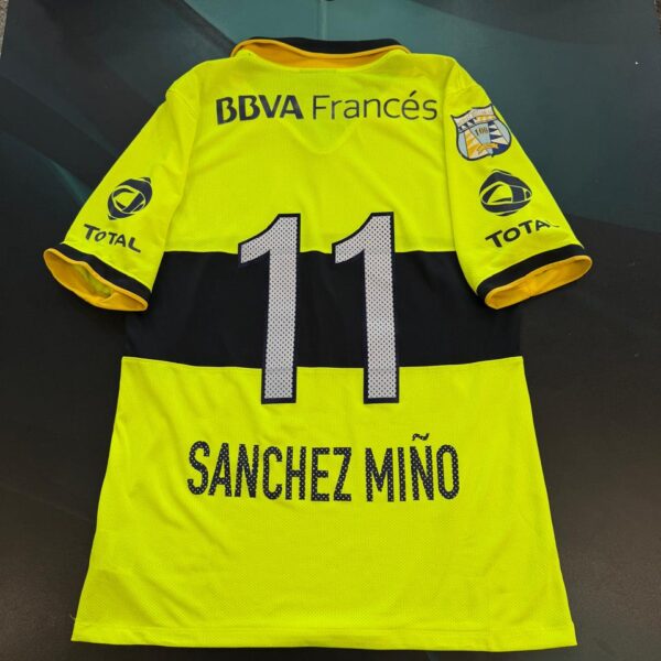 Camiseta alternativa de Boca Juniors 2014 utileria 11 Sánchez Miño talle L