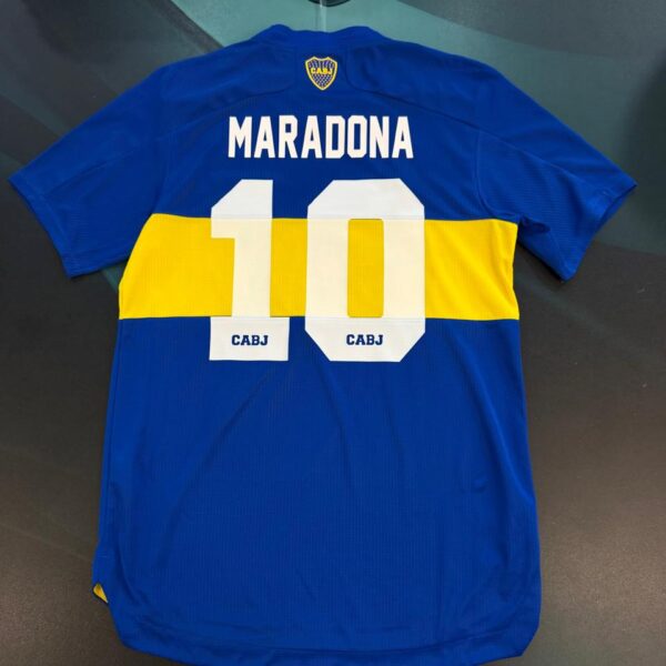 Camiseta de Boca Juniors versión jugador 10 Maradona talle S