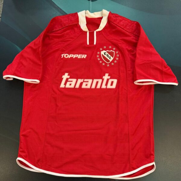 Camiseta de Independiente 2002 6 Milito talle L
