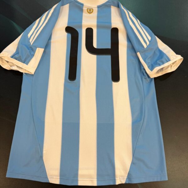 MATCHWORN Camiseta titular Selección Argentina 2010 talle L formotion número 14