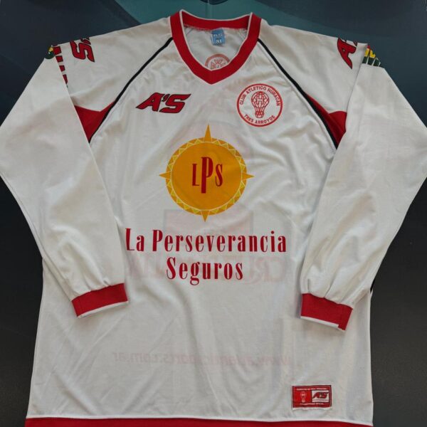Camiseta mangas largas de Huracán de Tres Arroyos año 2005 2 talle XL