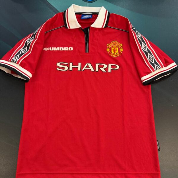 Camiseta del Manchester United 1998/99 7 Beckham talle L