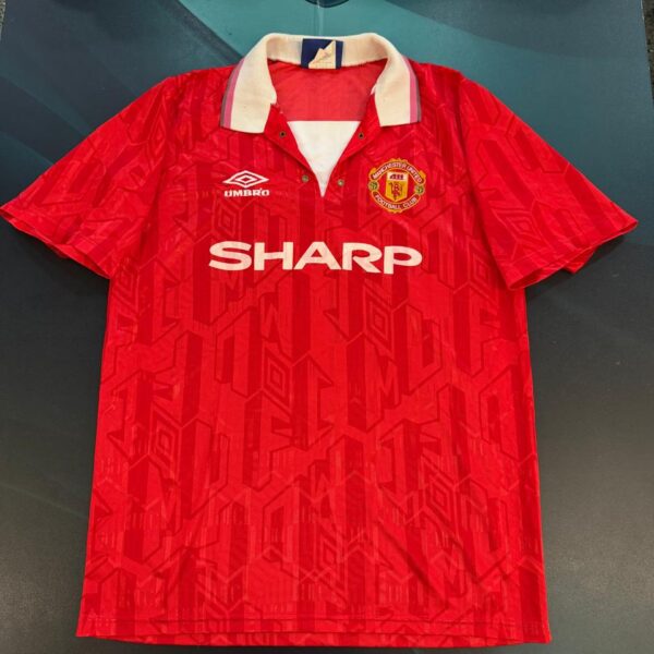 Camiseta del Manchester United 1992 7 Cantona talle 3 (L)