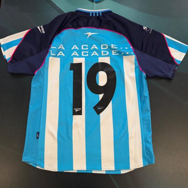 Camiseta de Racing Club año 2001 19 Chatruc nro pintura talle S