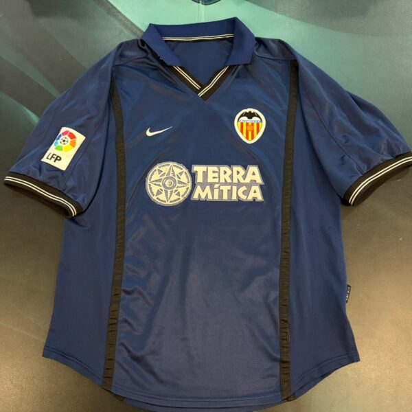 Camiseta alternativa del Valencia 2000 2001 22 Aimar talle M