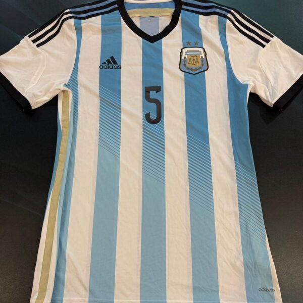 Camiseta de la selección argentina 2014 adizero talle L 5 Gago