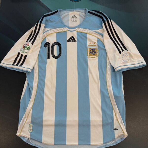 Camiseta de la selección Argentina mundial 2006 10 Riquelme talle L