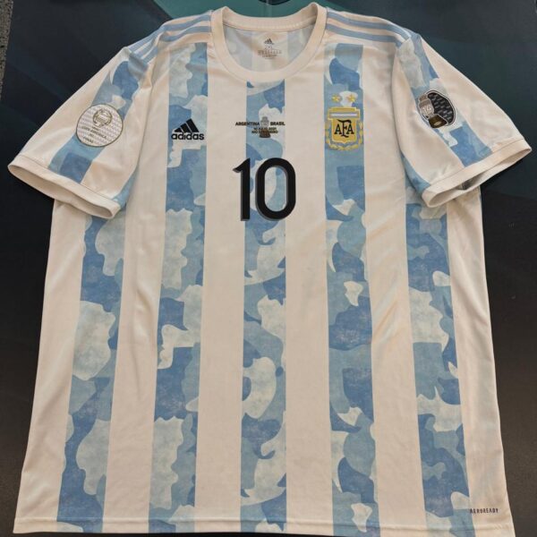 Camiseta de la selección Argentina final copa América 2021 10 Messi talle XXL