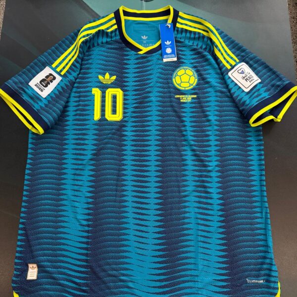 Camiseta alternativa de la selección de Colombia mundial 2026 10 James talle XXL
