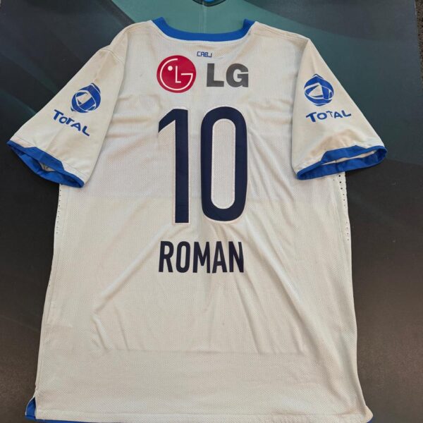 Camiseta alternativa de Boca Juniors versión jugador 2010 2011 10 Roman talle XL