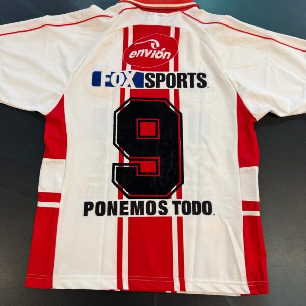 Camiseta titular Huracán 1999 torneo apertura usada en juego | buscamos info del jugador de la época