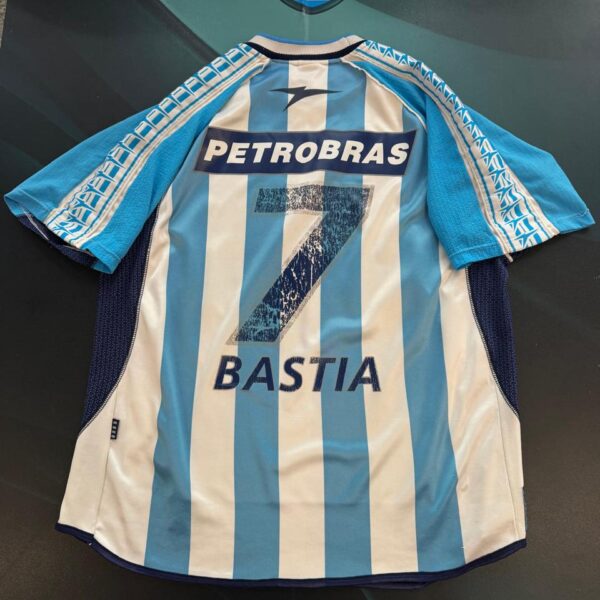 Camiseta de Racing Club 2002 2003 usada por 7 el polaco Bastia talle L
