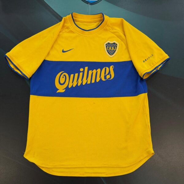 Camiseta alternativa de Boca Juniors año 2000 9 talle S