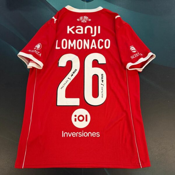 Camiseta titular Independiente 2026 talle M 26 Lomonaco