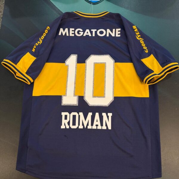 Camiseta de Boca Juniors 2006 2007 10 Roman talle XL