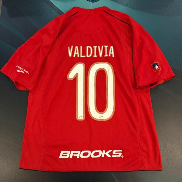 Camiseta de la selección de Chile 2010 10 Valdivia talle M