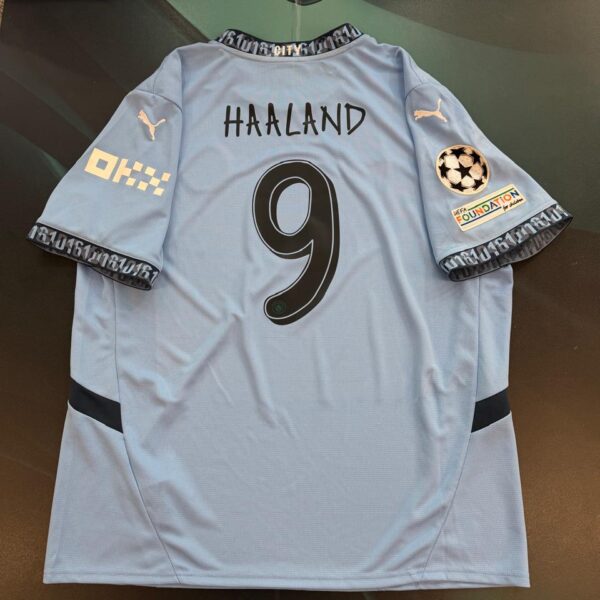 Camiseta del Manchester City 2024 2025 9 Haaland talle XL