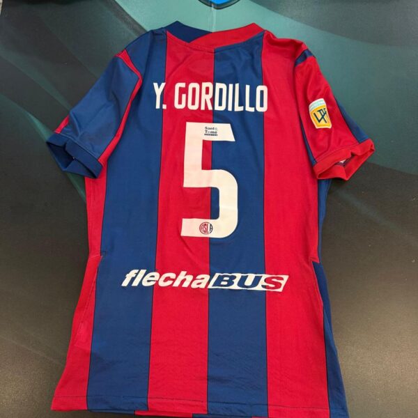 Camiseta de San Lorenzo utileria 5 Gordillo talle M
