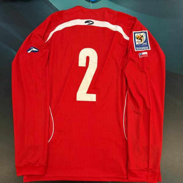 Camiseta mangas largas de la selección de Chile eliminatorias mundial Sudáfrica 2010 2 talle L