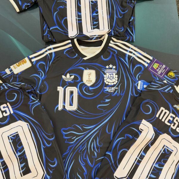 Camiseta alternativa Selección Argentina versión de juego 10 Messi vs Inglaterra talle S