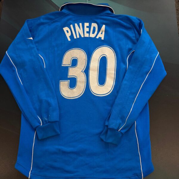 Camiseta mangas largas del Napoli 2000 2001 30 Pineda talle XL