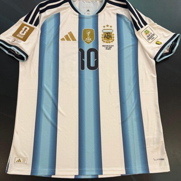 Camiseta titular Selección Argentina versión de juego talle XL 10 Messi