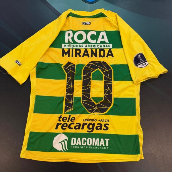Camiseta de Defensa y Justicia copa sudamericana 2018 10 Miranda talle M