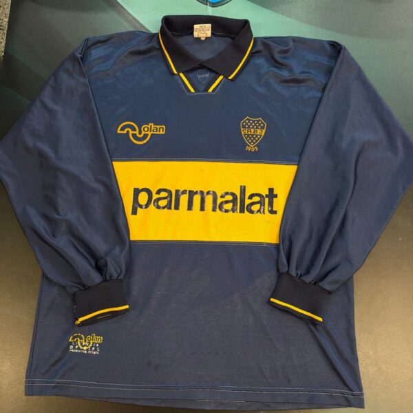Camiseta mangas largas de Boca Juniors 1995 10 talle 46