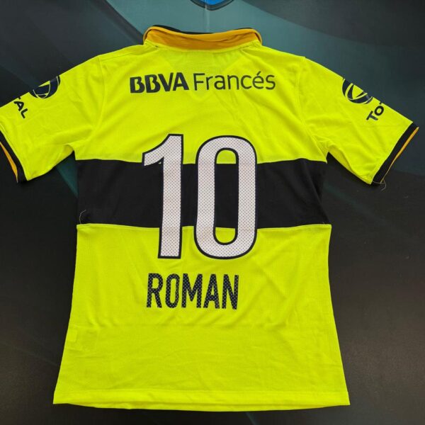 Camiseta alternativa de Boca Juniors 2014 versión jugador 10 Roman talle M