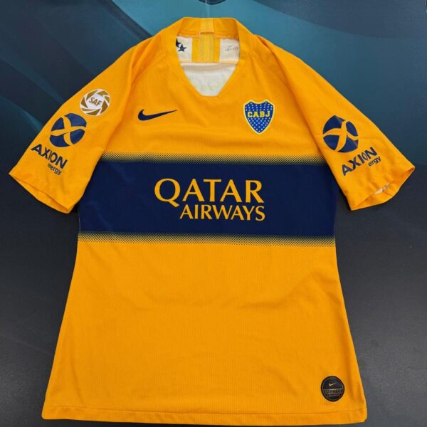 Camiseta alternativa de Boca Juniors 2019 versión jugador etiqueta termo sellada 16 De Rossi talle L