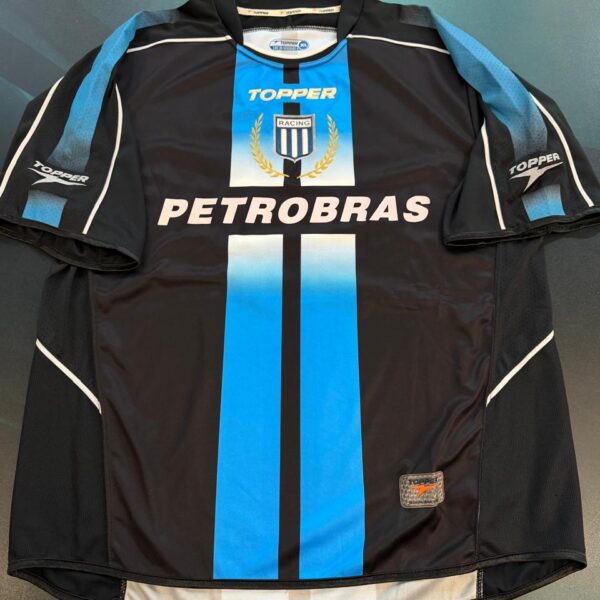 Camiseta alternativa de Racing año 2005 talle XL inmaculada Grabinski 2