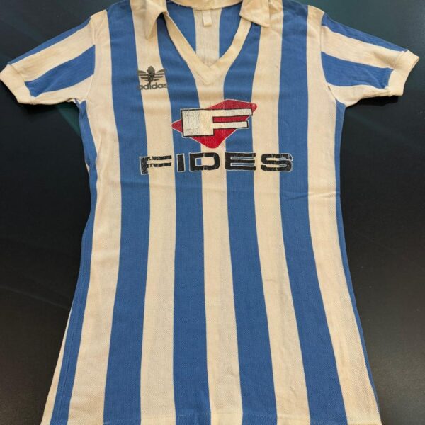 Camiseta de Racing original de época Fides talle 40 Año 1985