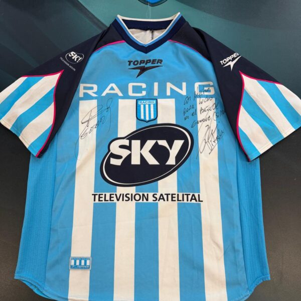 Camiseta de Racing Club año 2001 19 Chatruc talle L