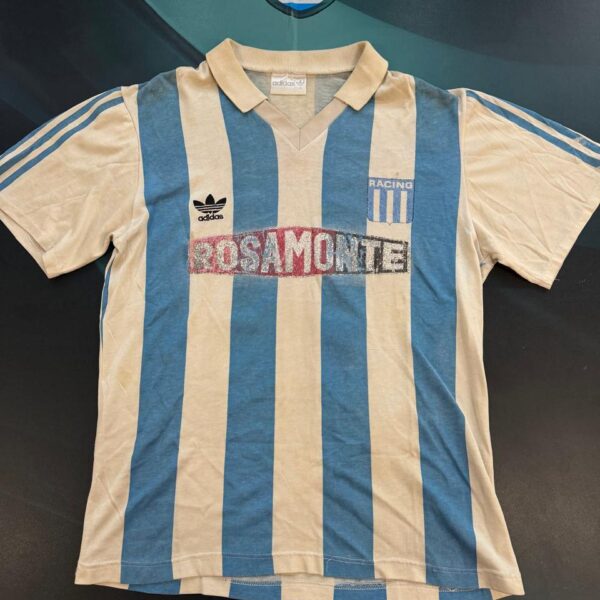 ⭐️MATCHWORN⭐️  Camiseta de Racing Club años 90 11 Claudio el “piojo” López talle 4