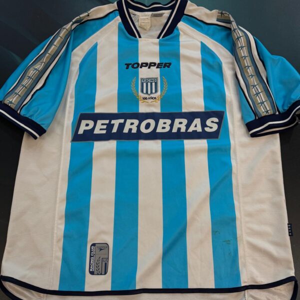 Camiseta de Racing Club 100 años control plus talle XL 4 Arano