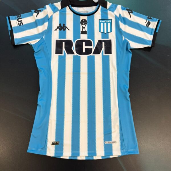Camiseta titular Racing Club conmemorativa Copa Sudamericana talle S