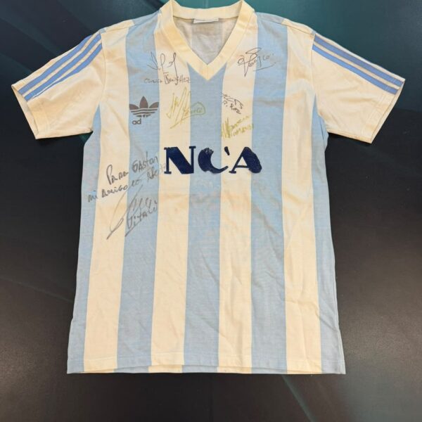 CAMISETA DE RACING AÑO 1990  PUBLICIDAD INCA SEGURO  USADA POR FERNANDO LANZIDEI
